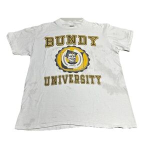 1987 Original Ed O’Neil Al Bundy Tshirt Sz L Married With Children-HEAVY STAINS